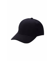 Siyah Spor Şapka Unisex Arkası Cırtlı Ayarlanabilir