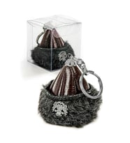Börk Mini Anahtarlık - Kahverengi