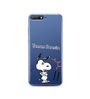 Snoopy Tasarımlı Süper Şeffaf Silikon Telefon Kılıfı Huawei Y6 2018