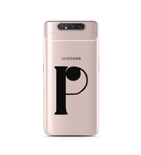 Samsung A80 Harf Tasarımlı Telefon Kılıfı P-Harfi 