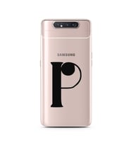 Samsung A80 Harf Tasarımlı Telefon Kılıfı P-Harfi 