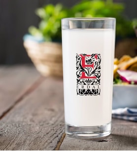 BK Gift Kişiye Özel Renkli Baskılı Harfli Rakı Bardağı-3 (Beyaz)