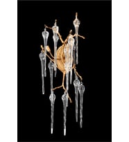 AVONNI AP-4168-BSA Sarı Boyalı Aplik G4 Metal Kristal 26x22cm