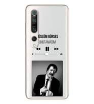 Müslüm Gürses Mp3 Tasarımlı Süper Şeffaf Silikon Telefon Kılıfı Xiomai Mi10-pro