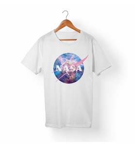 Nasa Çocuk Beyaz Tişört