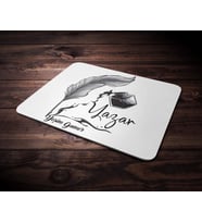 Kişiye Özel Yazar Tasarımlı Mouse Pad (Renksiz)