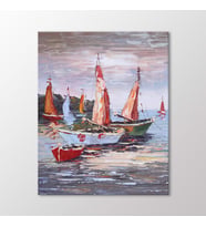 Arty Tablo Yelkenliler Tablo (Karışık)