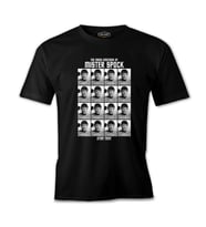 Star Trek -  Mr. Spock Siyah Erkek Tshirt