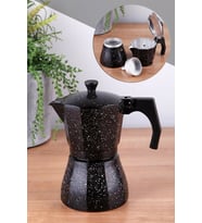 Moka Cezve * 6 Fincanlık (Siyah)