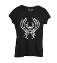 Assassin's Creed - Wings Siyah Kadın Tshirt