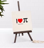 BK Gift Kişiye Özel Matematik Öğretmeni Şovaleli Doğal Taş-12 (Beyaz)