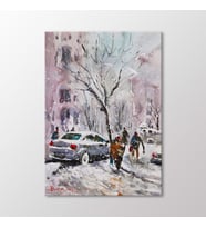 Arty Tablo Suluboya Kış Tablo (Karışık)