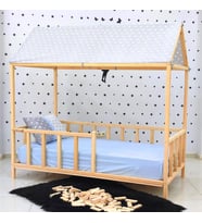 Markaawm Montessori Yatak İzmir Gri Yıldız Çatılı