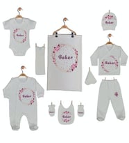 Pia Baby GL 1904 10 Parça İsme Özel Hastane Çıkışı