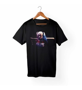 Harley Quinn Siyah Tişört