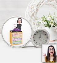 BK Gift Kişiye Özel Anneler Günü Temalı Saatli Sihirli Led Ayna Sla5