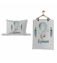 Pia Baby GL 2013 İsme Özel Balonlu Bebek Yastık Battaniye Set