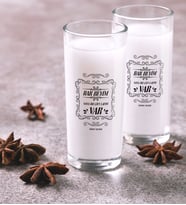 BK Gift Kişiye Özel Renkli Baskılı Yeşilçam Replikleri Bak Beyim İkili Rakı Bardağı Seti-1 (Beyaz)