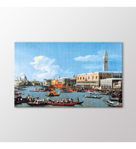 Arty Tablo Bucintoro'nun Ayrılık Hazırlığı Tablo (Karışık)