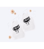 BK Gift Kişiye Özel İkili Yakışıklı ve Güzel Chef Beyaz Mutfak Önlüğü Seti-5