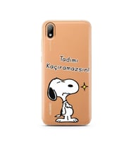 Snoopy Tasarımlı Süper Şeffaf Silikon Telefon Kılıfı Huawei Y5 2019