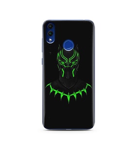 Black Panter Tasarım Süper Şeffaf Silikon Telefon Kılıfı Huawei Honor 8C 