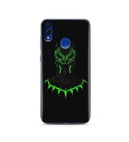 Black Panter Tasarım Süper Şeffaf Silikon Telefon Kılıfı Huawei Honor 8C 