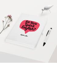 BK Gift Kişiye Özel İngilizce Öğretmeni Temalı Beyaz Defter Kalem Hediye Seti - 5