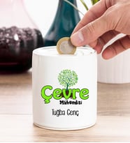 Çevre Mühendisi Kişiye Özel Kumbara