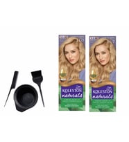 Koleston Naturals Saç Boyası 50ml 11/7 Vanilya Sarısı X2 Adet+Boyama Seti
