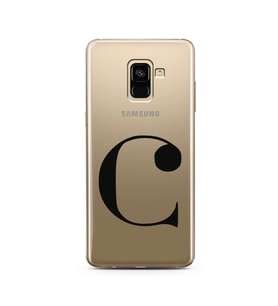 Samsung A8 Plus Harf Tasarımlı Telefon Kılıfı C-Harfi 
