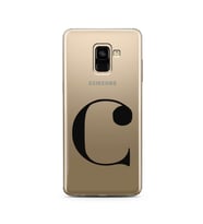 Samsung A8 Plus Harf Tasarımlı Telefon Kılıfı C-Harfi 