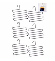 Pazarız Pantolon Askısı Metal Askı Kravat Eşarp Askısı 6LI SET