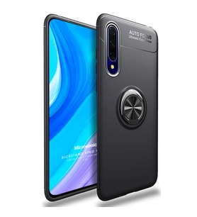 Microsonic Huawei P Smart Pro Kılıf Kickstand Ring Holder Siyah