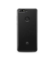 Çizgi Harita Tasarımlı Süper Şeffaf Silikon Telefon Kılıfı Huawei Y7 2018