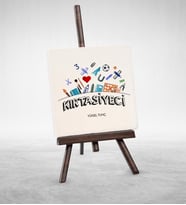 BK Gift Kişiye Özel Mesleki Kırtasiyeci Şovaleli Doğal Taş