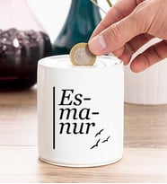 İsme Özel Heceli Kişiye Özel Kumbara