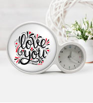 BK Gift Kişiye Özel Seni Seviyorum Saatli Sihirli Led Ayna Çerçeve  6