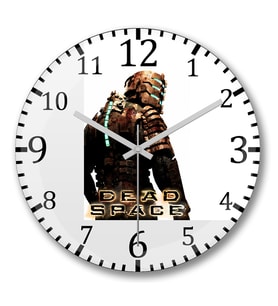 Dead Space Duvar Saati Bombeli Gercek Cam