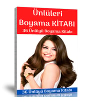Ünlüleri Boyama Sayfaları Kitabı