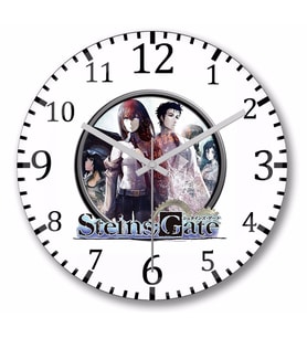 Steins Gate Duvar Saati Bombeli Gercek Cam