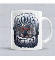 Counter Strike Ninja Defuse Kupa Bardak Porselen