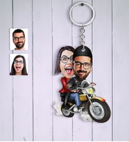 BK Gift Kişiye Özel Sevgililer Karikatür Anahtarlık  17