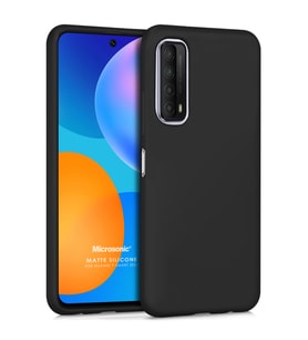 Microsonic Matte Silicone Huawei P Smart 2021 Kılıf Siyah