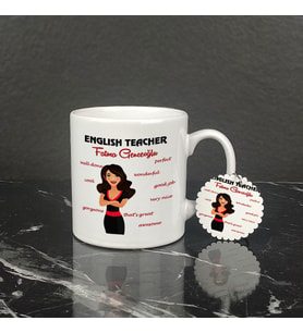 English Teacher Kupa Bardak ve Anahtarlık Set 005