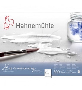 Hahnemühle Harmony Sulu Boya Blok 300g 12 Yp Rough Grain 24x30