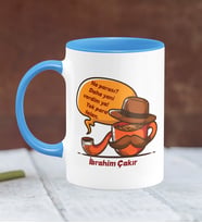 BK Gift Kişiye Özel Babalar Günü Temalı Mavi Kupa Bardak 22318m