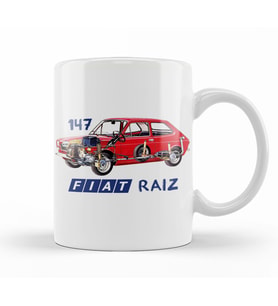 Fıat  147 Fiat 147 Kupa Bardak Porselen