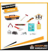 210 PARÇA EL ALETİ DOLU HOBİ TAKIM ÇANTASI SET