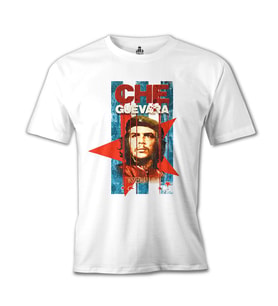 Che Guevara Beyaz Erkek Tshirt